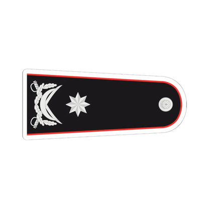 General mayor DTX (Azerbaijan) (Military Rank) STICKER Vinyl Kiss-Cut Decal 6 Inch White - The Sticker Space