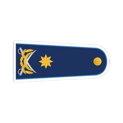 General mayor HHQ (Azerbaijan) (Military Rank) STICKER Vinyl Kiss-Cut Decal 4 Inch White - The Sticker Space