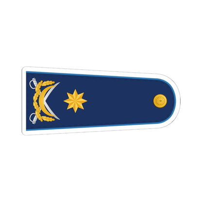 General mayor HHQ (Azerbaijan) (Military Rank) STICKER Vinyl Kiss-Cut Decal 6 Inch White - The Sticker Space