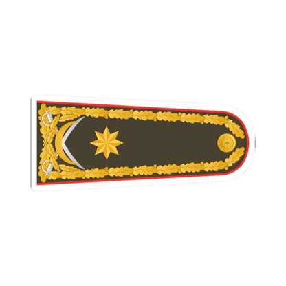 General mayor hərbi rəhbər (Azerbaijan) (Military Rank) STICKER Vinyl Kiss-Cut Decal 2 Inch White - The Sticker Space