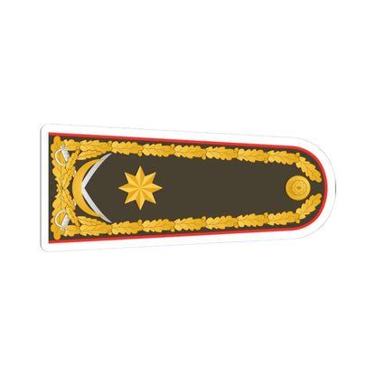 General mayor hərbi rəhbər (Azerbaijan) (Military Rank) STICKER Vinyl Kiss-Cut Decal 3 Inch White - The Sticker Space