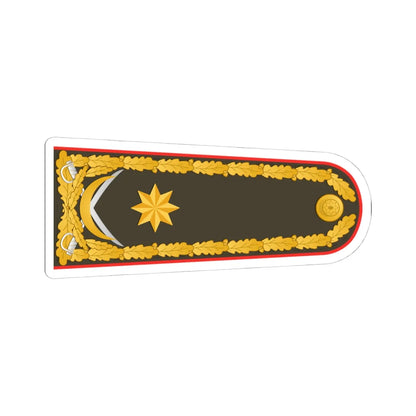 General mayor hərbi rəhbər (Azerbaijan) (Military Rank) STICKER Vinyl Kiss-Cut Decal 4 Inch White - The Sticker Space