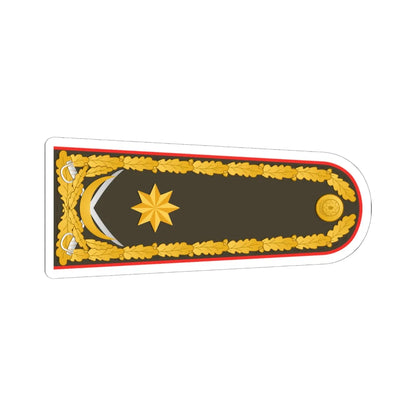 General mayor hərbi rəhbər (Azerbaijan) (Military Rank) STICKER Vinyl Kiss-Cut Decal 6 Inch White - The Sticker Space