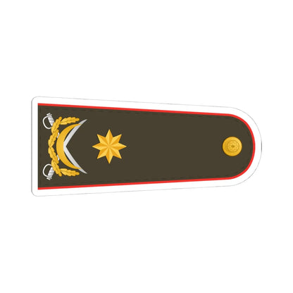 General mayor SQ (Azerbaijan) (Military Rank) STICKER Vinyl Kiss-Cut Decal 4 Inch White - The Sticker Space