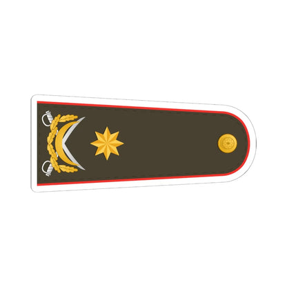 General mayor SQ (Azerbaijan) (Military Rank) STICKER Vinyl Kiss-Cut Decal 6 Inch White - The Sticker Space
