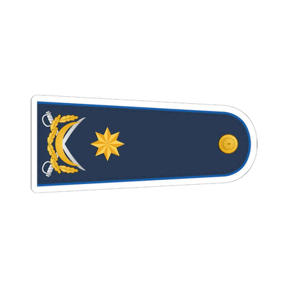 General mayor XKX (Azerbaijan) (Military Rank) STICKER Vinyl Kiss-Cut Decal 6 Inch White - The Sticker Space