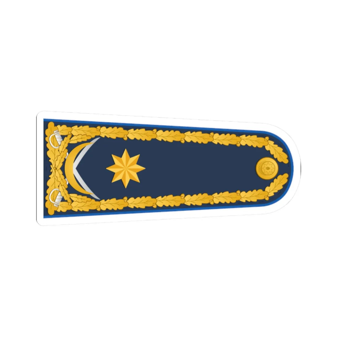 General mayor XKX rəisi (Azerbaijan) (Military Rank) STICKER Vinyl Kiss-Cut Decal 2 Inch White - The Sticker Space