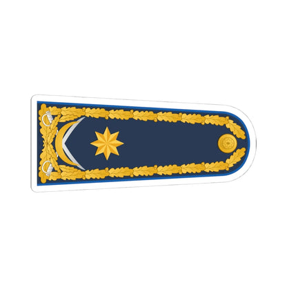General mayor XKX rəisi (Azerbaijan) (Military Rank) STICKER Vinyl Kiss-Cut Decal 4 Inch White - The Sticker Space