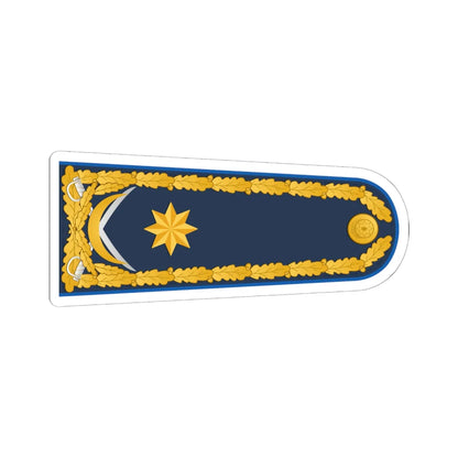 General mayor XKX rəisi (Azerbaijan) (Military Rank) STICKER Vinyl Kiss-Cut Decal 6 Inch White - The Sticker Space