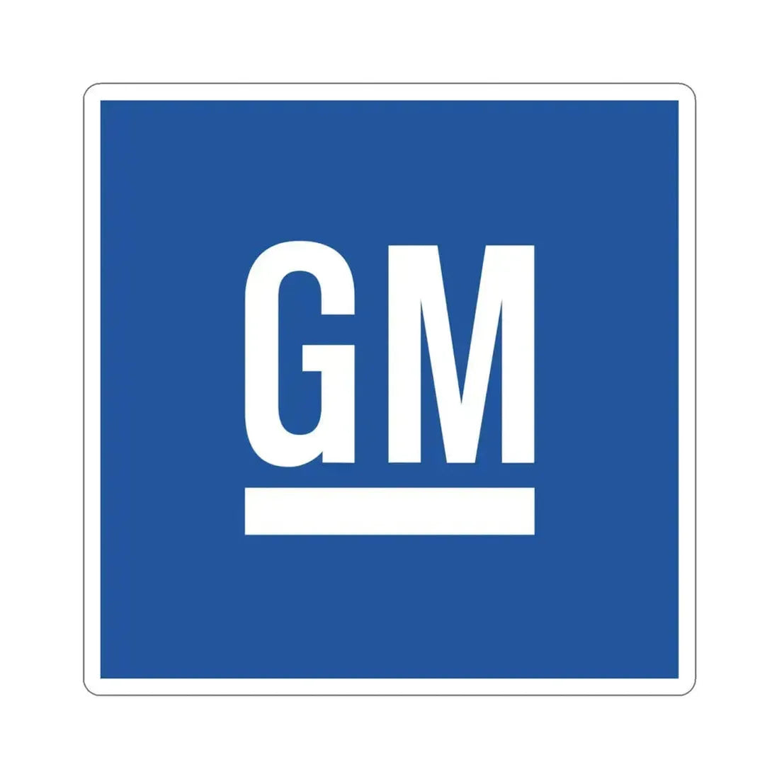 General Motors GM Car Logo STICKER Vinyl Die-Cut Decal 4 Inch - The Sticker Space
