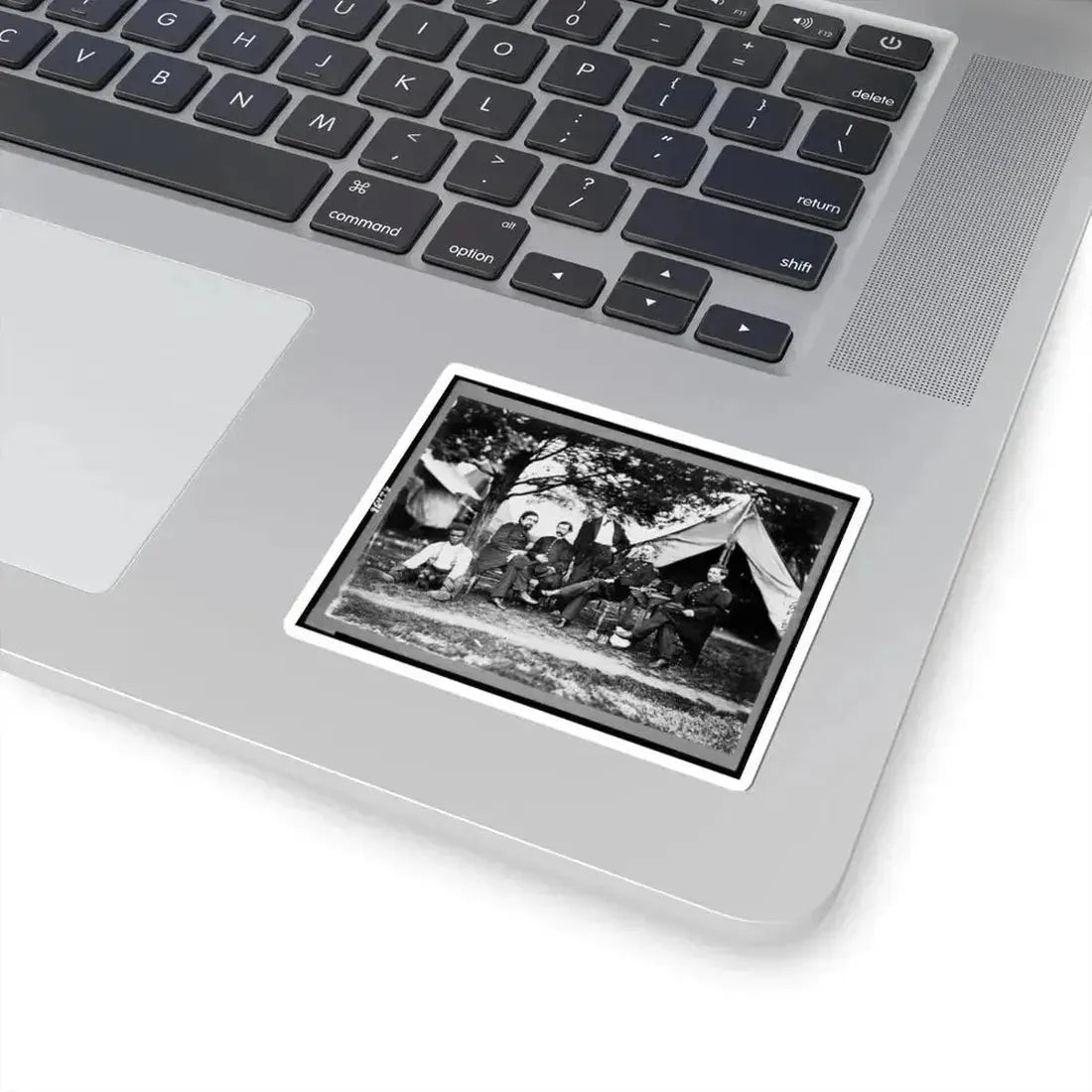 General Napoleon Bonaparte Mclaughlen and Staff Near Washington, D.C. (U.S. Civil War) STICKER Vinyl Kiss-Cut Decal - The Sticker Space