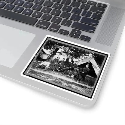 General Napoleon Bonaparte Mclaughlen and Staff Near Washington, D.C. (U.S. Civil War) STICKER Vinyl Kiss-Cut Decal - The Sticker Space