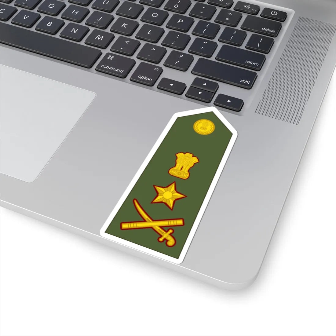 General of the Indian Army (India) (Military Rank) STICKER Vinyl Kiss-Cut Decal - The Sticker Space