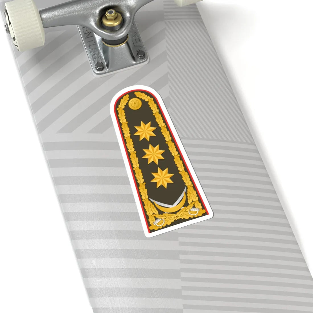 General polkovnik AZ hərbi rəhbər (Azerbaijan) (Military Rank) STICKER Vinyl Kiss-Cut Decal - The Sticker Space