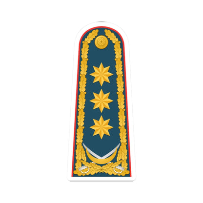 General polkovnik AzDSX rəisi (Azerbaijan) (Military Rank) STICKER Vinyl Kiss-Cut Decal 2 Inch White - The Sticker Space