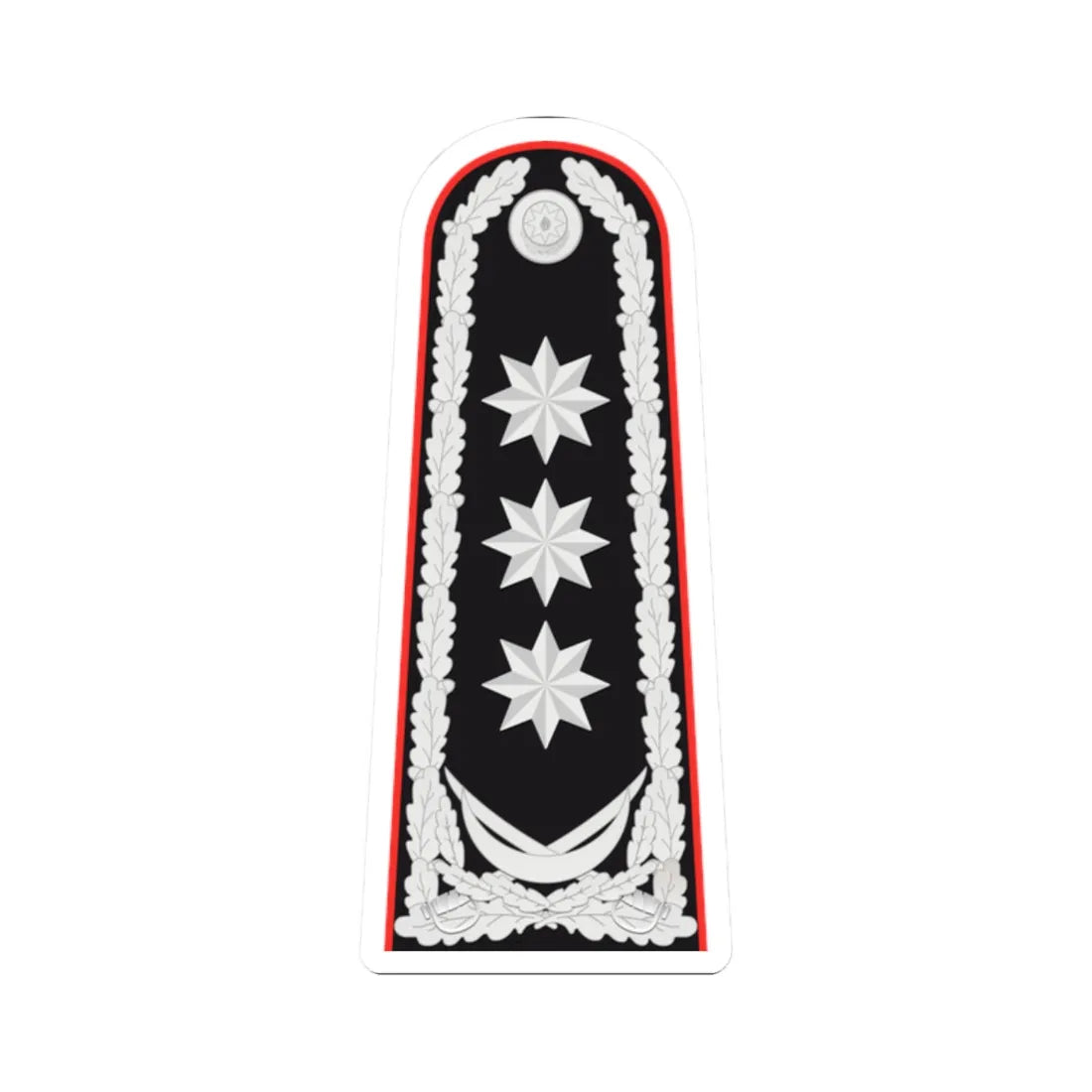 General polkovnik AzDTX rəisi (Azerbaijan) (Military Rank) STICKER Vinyl Kiss-Cut Decal - The Sticker Space