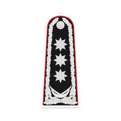 General polkovnik AzDTX rəisi (Azerbaijan) (Military Rank) STICKER Vinyl Kiss-Cut Decal - The Sticker Space