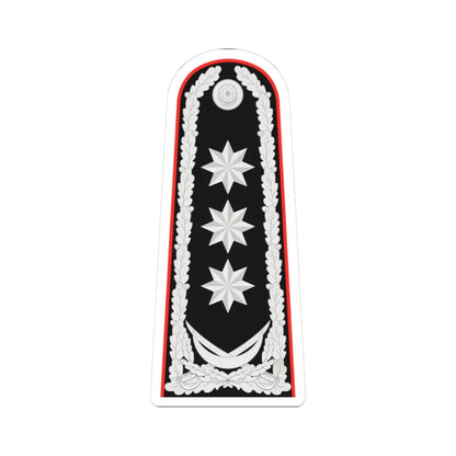 General polkovnik AzDTX rəisi (Azerbaijan) (Military Rank) STICKER Vinyl Kiss-Cut Decal - The Sticker Space