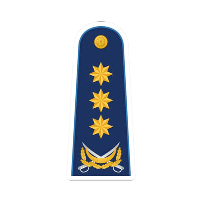 General polkovnik AzHHQ (Azerbaijan) (Military Rank) STICKER Vinyl Kiss-Cut Decal 2 Inch White - The Sticker Space
