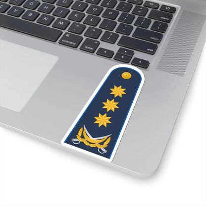 General polkovnik AzXKX (Azerbaijan) (Military Rank) STICKER Vinyl Kiss-Cut Decal - The Sticker Space
