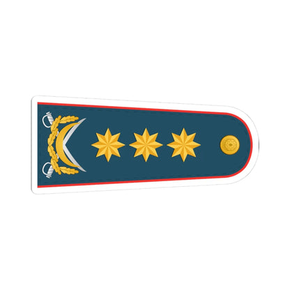General polkovnik DSX (Azerbaijan) (Military Rank) STICKER Vinyl Kiss-Cut Decal 3 Inch White - The Sticker Space