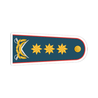 General polkovnik DSX (Azerbaijan) (Military Rank) STICKER Vinyl Kiss-Cut Decal 6 Inch White - The Sticker Space