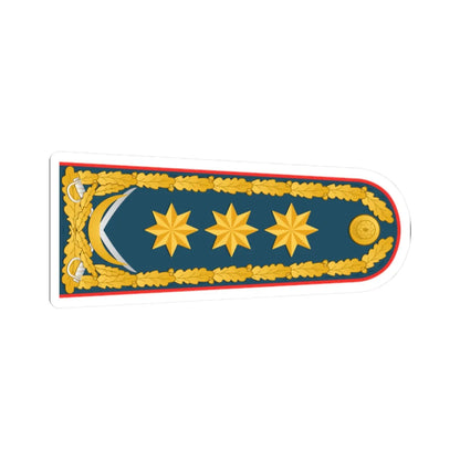 General polkovnik DSX rəisi (Azerbaijan) (Military Rank) STICKER Vinyl Kiss-Cut Decal 2 Inch White - The Sticker Space