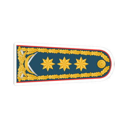 General polkovnik DSX rəisi (Azerbaijan) (Military Rank) STICKER Vinyl Kiss-Cut Decal 3 Inch White - The Sticker Space