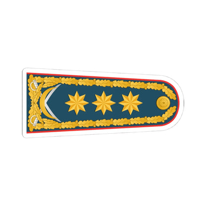 General polkovnik DSX rəisi (Azerbaijan) (Military Rank) STICKER Vinyl Kiss-Cut Decal 4 Inch White - The Sticker Space