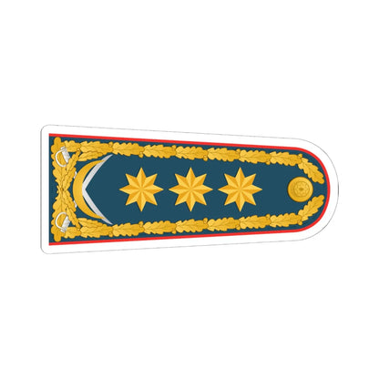 General polkovnik DSX rəisi (Azerbaijan) (Military Rank) STICKER Vinyl Kiss-Cut Decal 6 Inch White - The Sticker Space