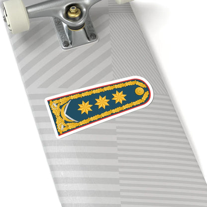 General polkovnik DSX rəisi (Azerbaijan) (Military Rank) STICKER Vinyl Kiss-Cut Decal - The Sticker Space