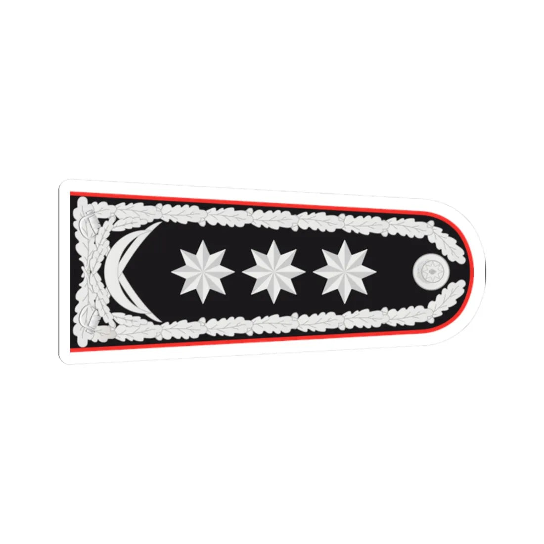 General polkovnik DTX rəisi (Azerbaijan) (Military Rank) STICKER Vinyl Kiss-Cut Decal 2 Inch White - The Sticker Space