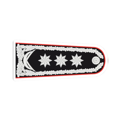 General polkovnik DTX rəisi (Azerbaijan) (Military Rank) STICKER Vinyl Kiss-Cut Decal 2 Inch White - The Sticker Space