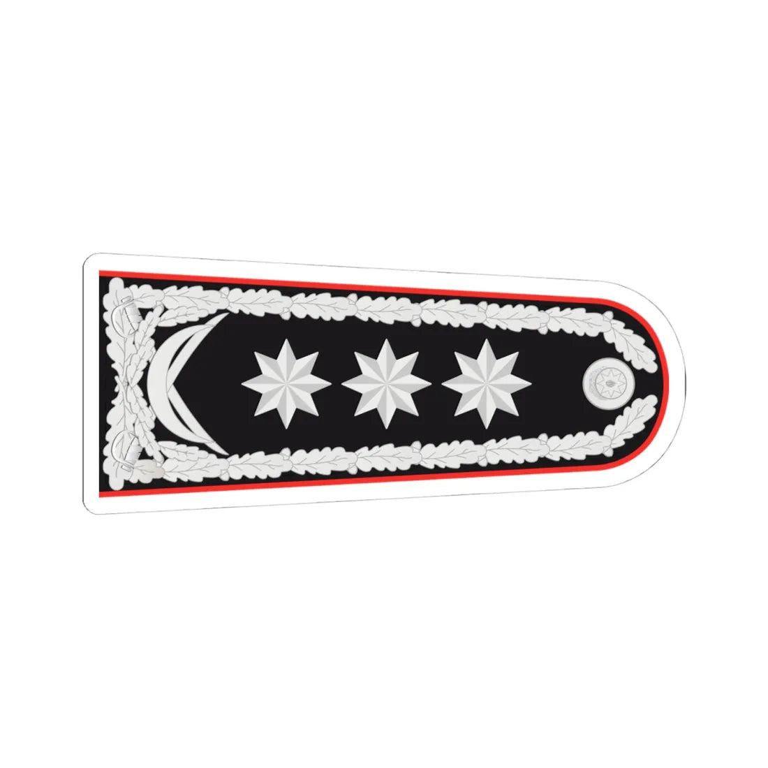 General polkovnik DTX rəisi (Azerbaijan) (Military Rank) STICKER Vinyl Kiss-Cut Decal 4 Inch White - The Sticker Space