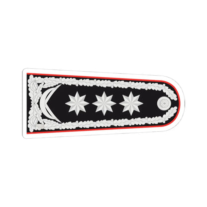General polkovnik DTX rəisi (Azerbaijan) (Military Rank) STICKER Vinyl Kiss-Cut Decal 4 Inch White - The Sticker Space