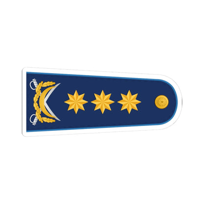 General polkovnik HHQ (Azerbaijan) (Military Rank) STICKER Vinyl Kiss-Cut Decal 3 Inch White - The Sticker Space