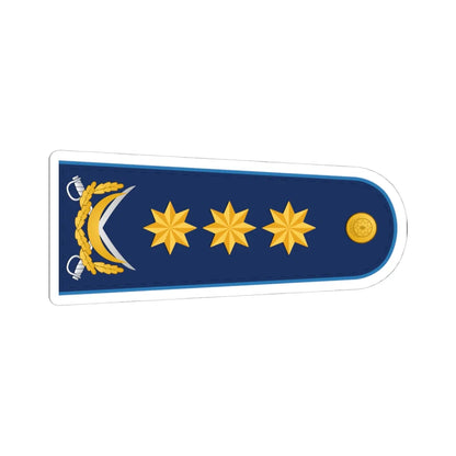 General polkovnik HHQ (Azerbaijan) (Military Rank) STICKER Vinyl Kiss-Cut Decal 4 Inch White - The Sticker Space