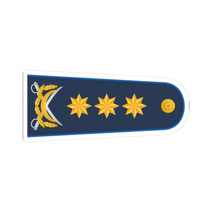 General polkovnik XKX (Azerbaijan) (Military Rank) STICKER Vinyl Kiss-Cut Decal 3 Inch White - The Sticker Space