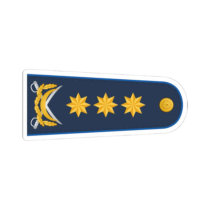 General polkovnik XKX (Azerbaijan) (Military Rank) STICKER Vinyl Kiss-Cut Decal 4 Inch White - The Sticker Space
