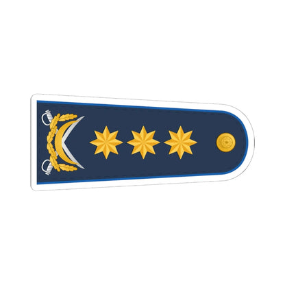 General polkovnik XKX (Azerbaijan) (Military Rank) STICKER Vinyl Kiss-Cut Decal 6 Inch White - The Sticker Space