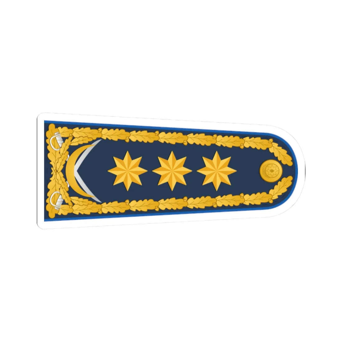 General polkovnik XKX rəisi (Azerbaijan) (Military Rank) STICKER Vinyl Kiss-Cut Decal 2 Inch White - The Sticker Space