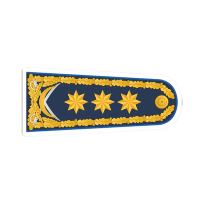 General polkovnik XKX rəisi (Azerbaijan) (Military Rank) STICKER Vinyl Kiss-Cut Decal 2 Inch White - The Sticker Space