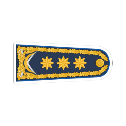 General polkovnik XKX rəisi (Azerbaijan) (Military Rank) STICKER Vinyl Kiss-Cut Decal 3 Inch White - The Sticker Space