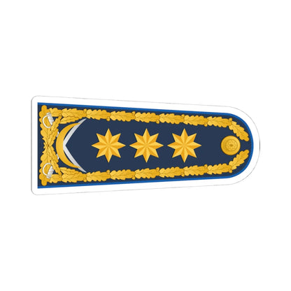 General polkovnik XKX rəisi (Azerbaijan) (Military Rank) STICKER Vinyl Kiss-Cut Decal 4 Inch White - The Sticker Space