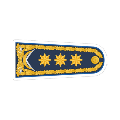 General polkovnik XKX rəisi (Azerbaijan) (Military Rank) STICKER Vinyl Kiss-Cut Decal 6 Inch White - The Sticker Space