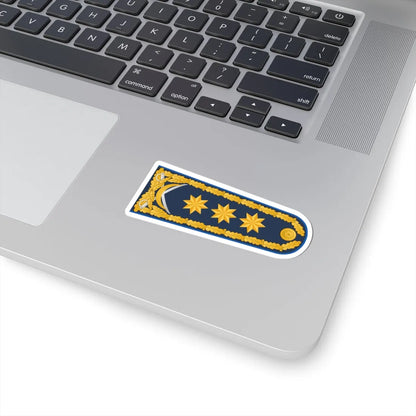 General polkovnik XKX rəisi (Azerbaijan) (Military Rank) STICKER Vinyl Kiss-Cut Decal - The Sticker Space