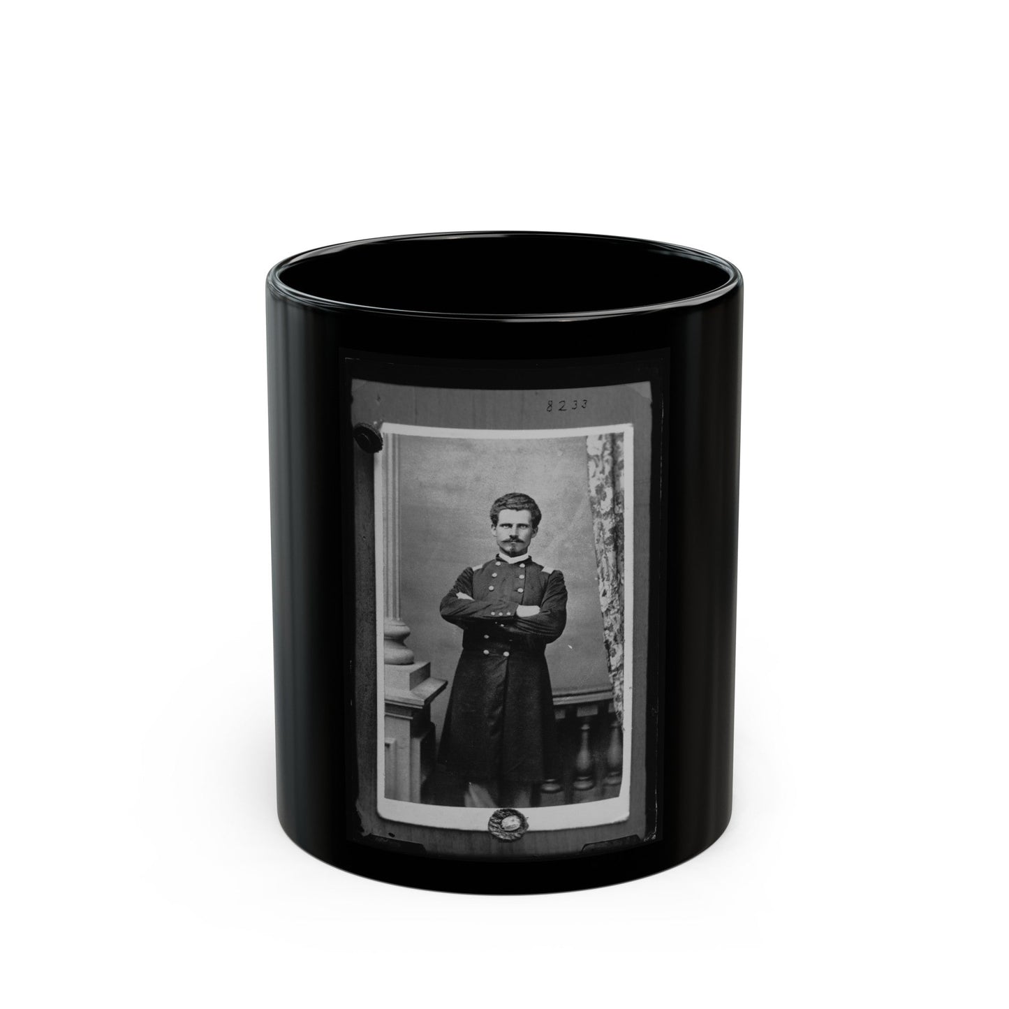 General Robert F. Catterson (U.S. Civil War) Black Coffee Mug-11oz-The Sticker Space