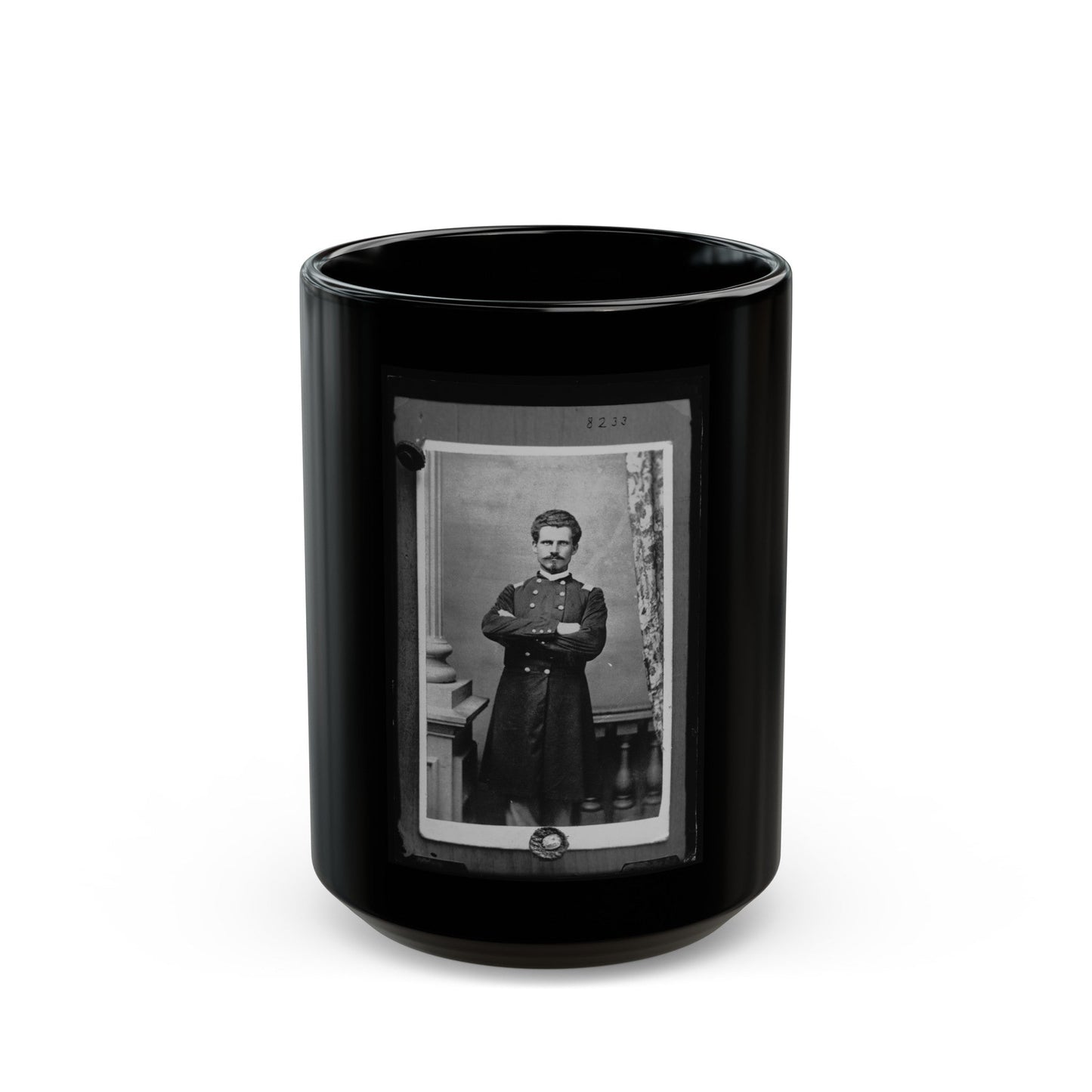 General Robert F. Catterson (U.S. Civil War) Black Coffee Mug-15oz-The Sticker Space