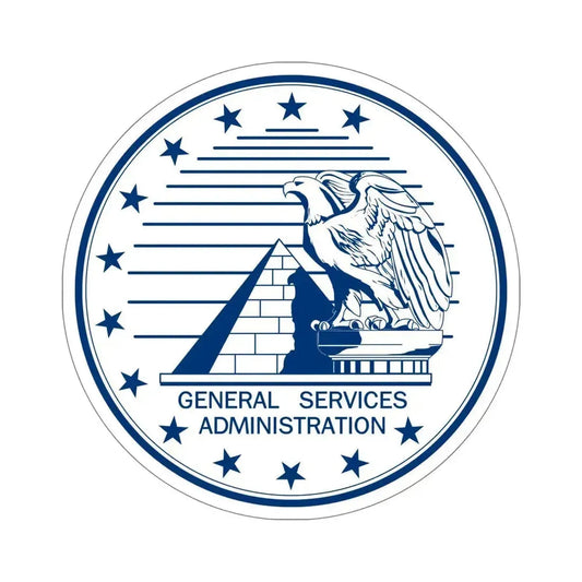 General Services Administration STICKER Vinyl Die-Cut Decal 6 Inch - The Sticker Space