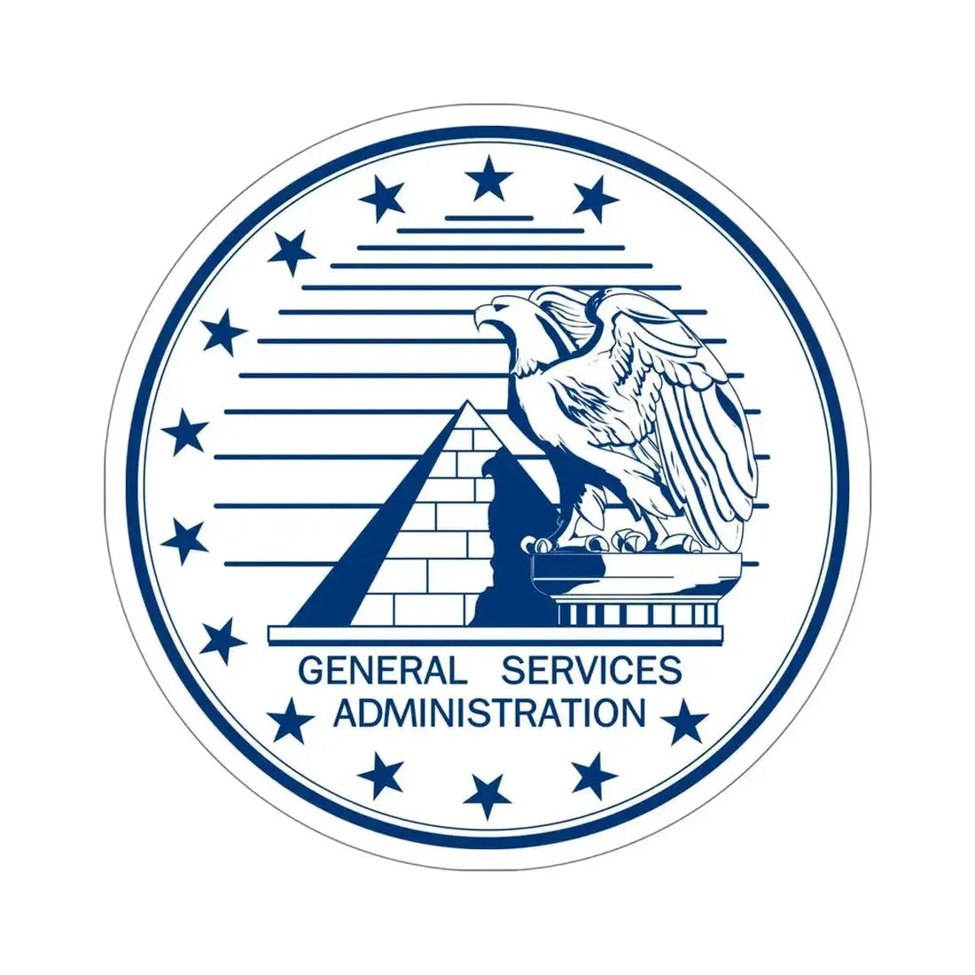 General Services Administration STICKER Vinyl Die-Cut Decal - The Sticker Space
